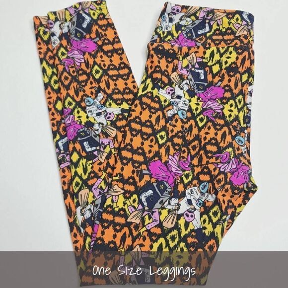 LuLaRoe OS Leggings One Size Halloween NEW - Picture 1 of 1